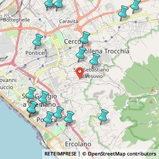 Mappa Via Masseria Monaco Aiello, 80040 San Sebastiano Al Vesuvio NA, Italia (3.11563)
