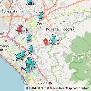 Mappa Via Masseria Monaco Aiello, 80040 San Sebastiano Al Vesuvio NA, Italia (2.72385)