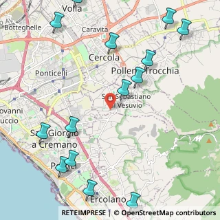 Mappa Via Masseria Monaco Aiello, 80040 San Sebastiano Al Vesuvio NA, Italia (3.125)