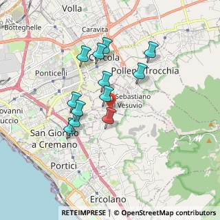 Mappa Via Masseria Monaco Aiello, 80040 San Sebastiano Al Vesuvio NA, Italia (1.63667)