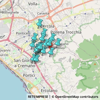 Mappa Via Masseria Monaco Aiello, 80040 San Sebastiano Al Vesuvio NA, Italia (1.226)