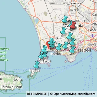 Mappa Traversa Strigari, 80078 Pozzuoli NA, Italia (6.78333)