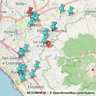 Mappa Via Casagnolella, 80040 San Sebastiano Al Vesuvio NA, Italia (2.8255)