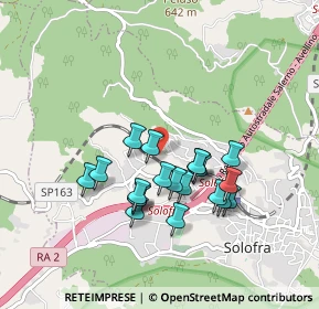Mappa Via Cortine, 83029 Solofra AV, Italia (0.825)