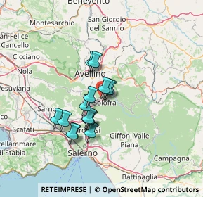 Mappa Via Cortine, 83029 Solofra AV, Italia (10.70533)