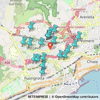 Mappa Via Giustiniano, 80126 Napoli NA, Italia (0.8275)