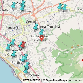 Mappa Viale Sigilardo, 80040 San Sebastiano Al Vesuvio NA, Italia (3.325)
