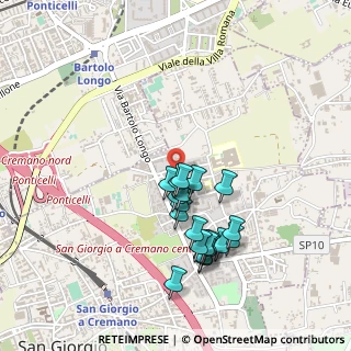 Mappa Via Roberto Galdieri, 80046 San Giorgio a Cremano NA, Italia (0.4575)