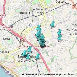Mappa Via Roberto Galdieri, 80046 San Giorgio a Cremano NA, Italia (0.752)