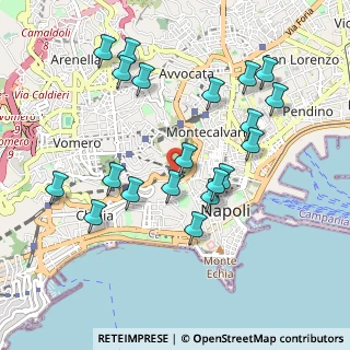 Mappa Corso Vittorio Emanuele, 80145 Napoli NA, Italia (1.0615)