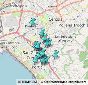 Mappa Via Buongiovanni, 80056 San Giorgio a Cremano NA, Italia (1.41118)