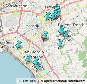 Mappa Via Buongiovanni, 80056 San Giorgio a Cremano NA, Italia (2.176)