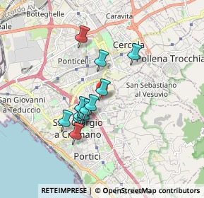 Mappa Via Buongiovanni, 80056 San Giorgio a Cremano NA, Italia (1.47417)