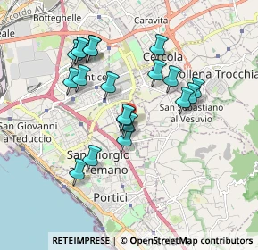 Mappa Via Buongiovanni, 80056 San Giorgio a Cremano NA, Italia (1.7805)