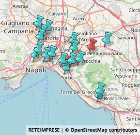 Mappa Via Buongiovanni, 80056 San Giorgio a Cremano NA, Italia (6.63111)