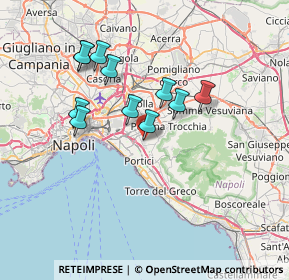 Mappa Via Buongiovanni, 80056 San Giorgio a Cremano NA, Italia (6.68091)