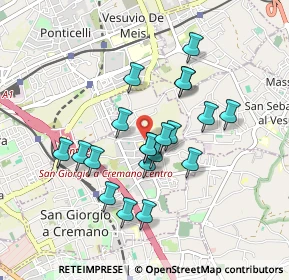 Mappa Via Buongiovanni, 80056 San Giorgio a Cremano NA, Italia (0.8195)