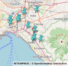 Mappa Via Buongiovanni, 80056 San Giorgio a Cremano NA, Italia (3.81273)