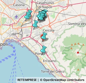 Mappa Via Buongiovanni, 80056 San Giorgio a Cremano NA, Italia (3.75308)