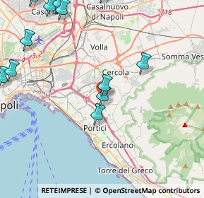 Mappa Via Buongiovanni, 80056 San Giorgio a Cremano NA, Italia (6.21923)