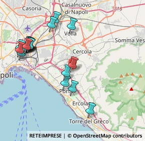 Mappa Via Buongiovanni, 80056 San Giorgio a Cremano NA, Italia (4.81889)