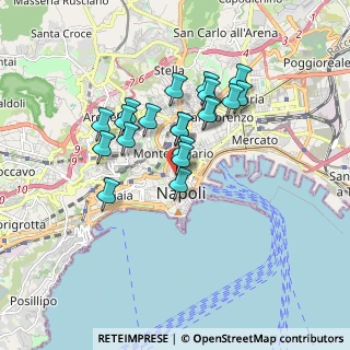 Mappa Vico Tre Regine, 80132 Napoli NA, Italia (1.5105)