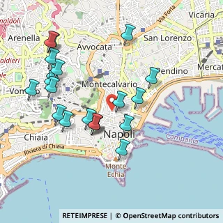 Mappa Vico Tre Regine, 80132 Napoli NA, Italia (1.0835)