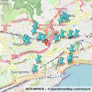 Mappa Via Piave, 80126 Napoli NA, Italia (1.1035)
