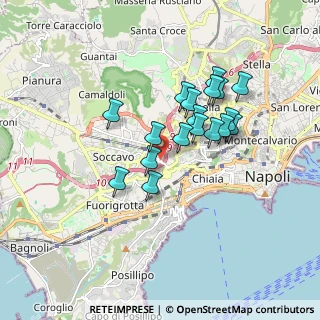Mappa Via Piave, 80126 Napoli NA, Italia (1.53778)