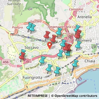 Mappa Via Ercolano Salvi, 80126 Napoli NA, Italia (1.0185)