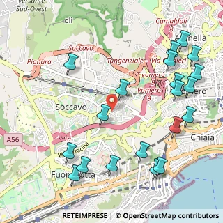 Mappa Via Ercolano Salvi, 80126 Napoli NA, Italia (1.411)
