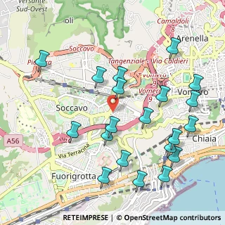 Mappa Via Ercolano Salvi, 80126 Napoli NA, Italia (1.2295)