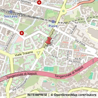 Mappa Via Ercolano Salvi, 8, 80125 Napoli, Napoli (Campania)