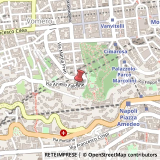 Mappa Via Falcone Aniello, 186, 80127 Napoli, Napoli (Campania)