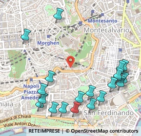 Mappa Salita Petraio, 80145 Napoli NA, Italia (0.706)