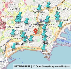 Mappa Salita Petraio, 80145 Napoli NA, Italia (1.0875)