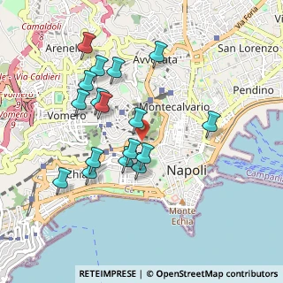 Mappa Salita Petraio, 80145 Napoli NA, Italia (0.96118)