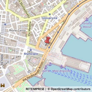 Mappa Via Guglielmo Melisurgo, 4, 80133 Napoli, Napoli (Campania)