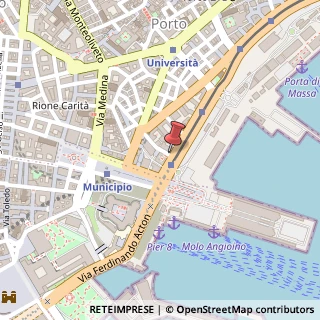 Mappa Via Guglielmo Melisurgo,  4, 80133 Napoli, Napoli (Campania)