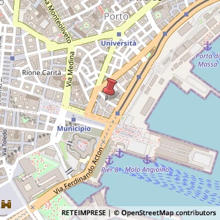 Mappa Via Guglielmo Melisurgo, 14/16, 80133 Napoli, Napoli (Campania)
