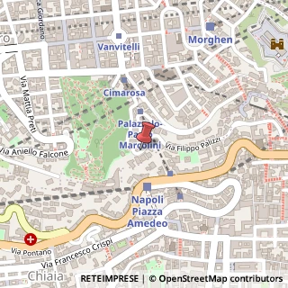 Mappa Via Filippo Palizzi,  82, 80127 Napoli, Napoli (Campania)