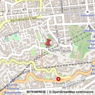 Mappa Via Aniello Falcone,  260, 80127 Napoli, Napoli (Campania)