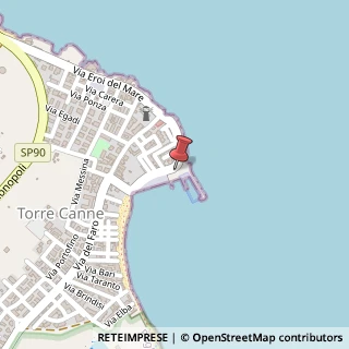 Mappa Via eroi del mare s.n Porto di, 72015 Torre Canne BR, Italia, 72015 Fasano, Brindisi (Puglia)