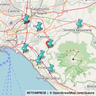 Mappa Via M. Falconi, 80040 San Sebastiano Al Vesuvio NA, Italia (4.60417)
