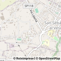 地图 San Sebastiano al Vesuvio