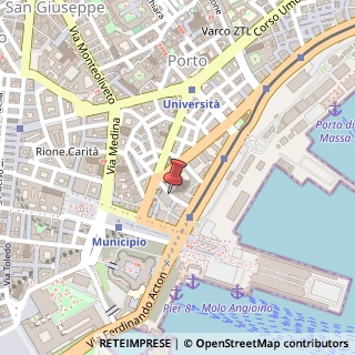 Mappa Via Guglielmo Melisurgo, 44, 80133 Napoli, Napoli (Campania)