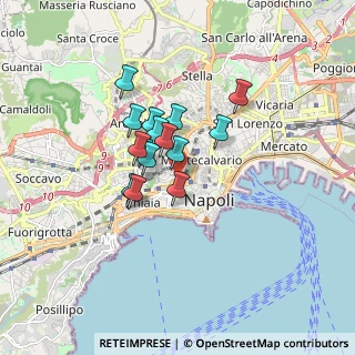 Mappa Via Achille Vianelli, 80127 Napoli NA, Italia (1.24067)