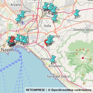 Mappa Via Pini di Solimene, 80046 San Giorgio a Cremano NA, Italia (5.9095)