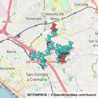 Mappa Via Pini di Solimene, 80046 San Giorgio a Cremano NA, Italia (0.6755)