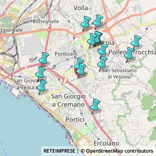 Mappa Via Pini di Solimene, 80046 San Giorgio a Cremano NA, Italia (2.084)